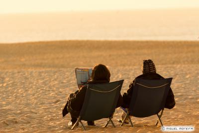 Resting under the sun